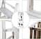 NEX™ 44" White 4 Tier Foldable Plant Shelf Storage Rack